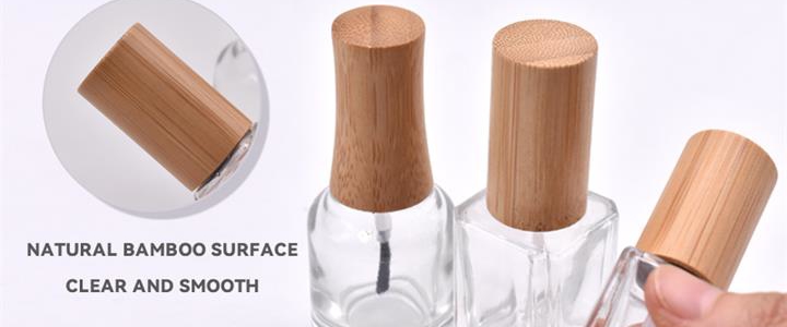 bamboo nail polish bottle