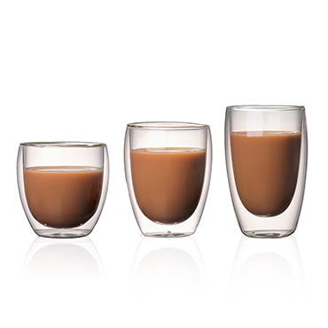 Double Wall Glass Cup For Coffee Tea