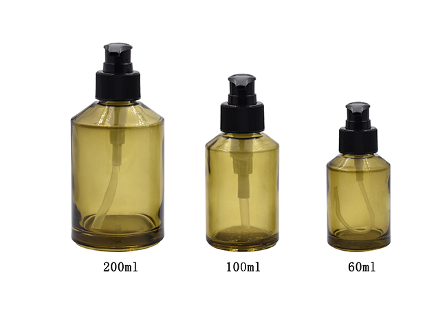 green lotion bottle