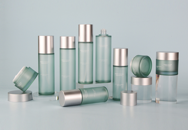 green lotion bottle