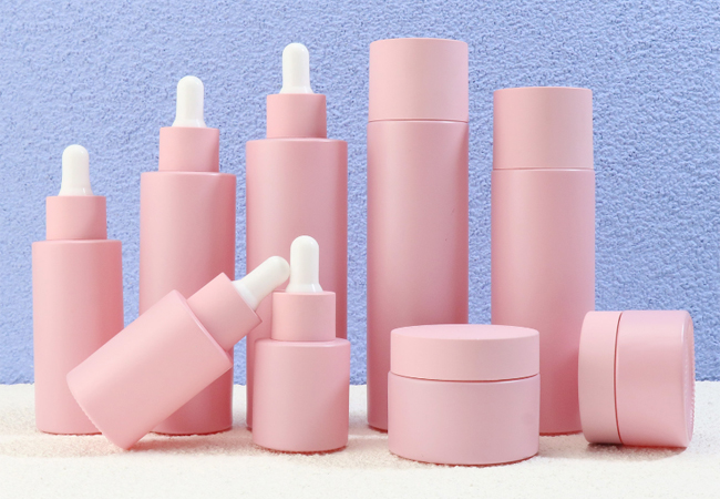 pink lotion bottle