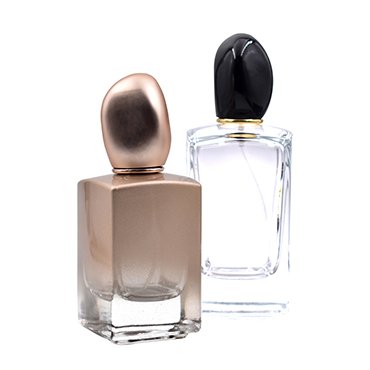 100ml square clear perfume bottle