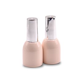 12ml unique nail polish bottles with uv silver cap and brush