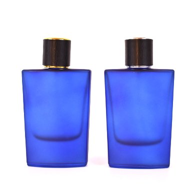 50ml Blue Frosted Perfume Spray Bottle