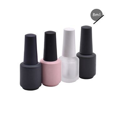 Frosted Glass Nail Polish Bottle