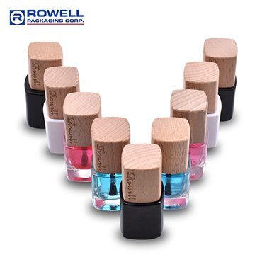 Gel Polish Bottle with Wooden Cap