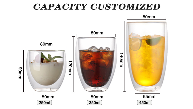 double wall glass cups