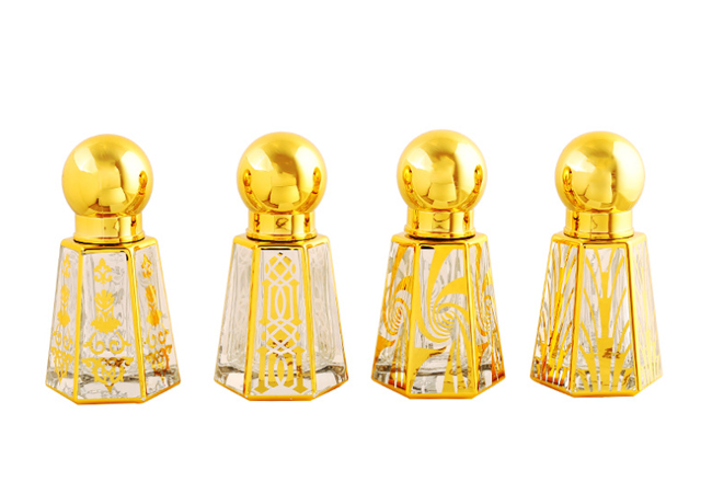 gold perfume bottle