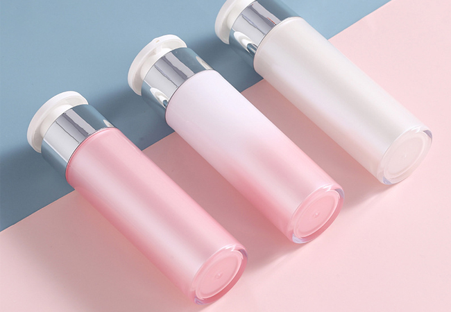 pink lotion bottle