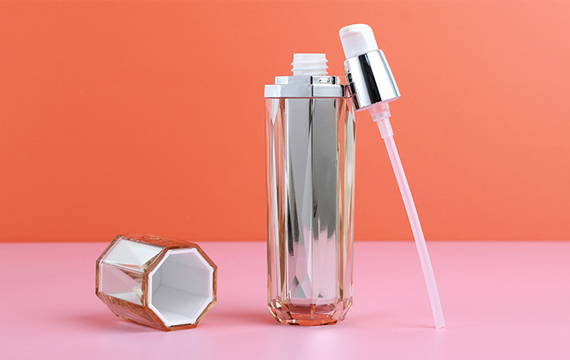 pink lotion bottle