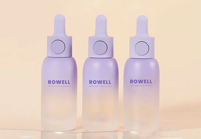 Button Release Glass Dropper Bottle
