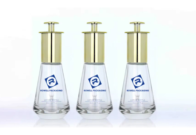 Cosmetic Glass Serum Lotion Bottle