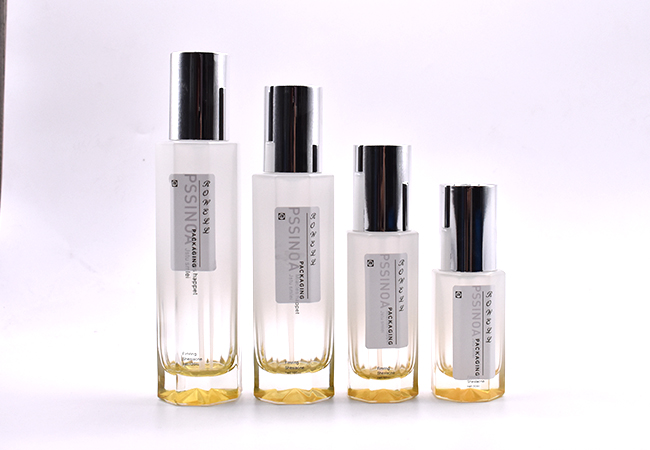 Gradient Color Coated Lotion Pump Bottles