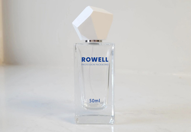 White Cap Perfume Bottle