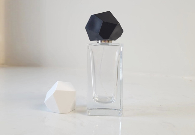 Black Cap Perfume Bottle